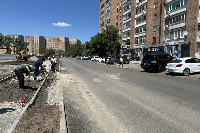 В Усть-Каменогорске отремонтировали проезд от улицы Красина до набережной Астана